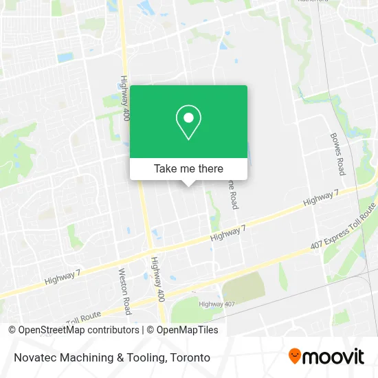 Novatec Machining & Tooling map