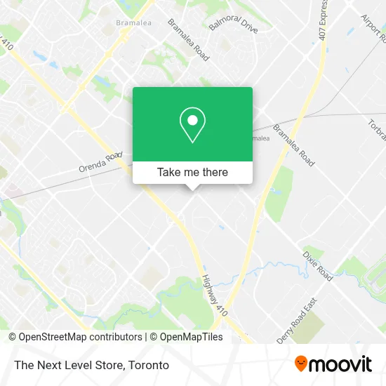The Next Level Store map