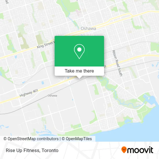 Rise Up Fitness map