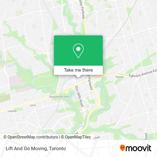 Lift And Go Moving map