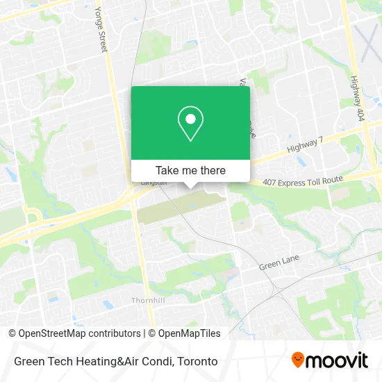 Green Tech Heating&Air Condi map