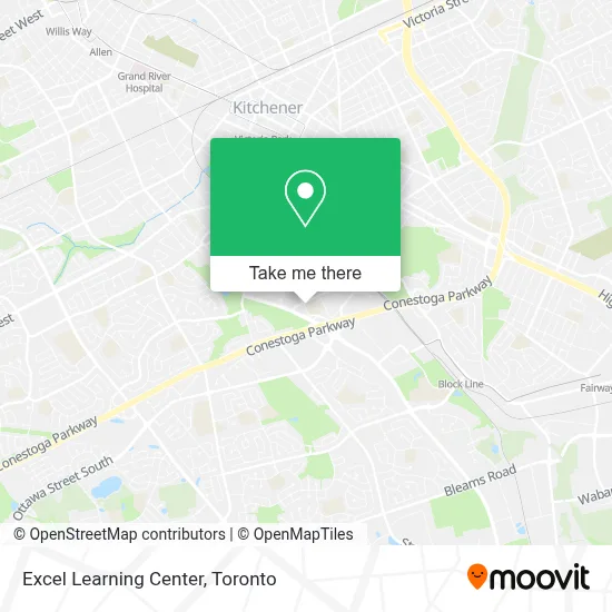 Excel Learning Center map