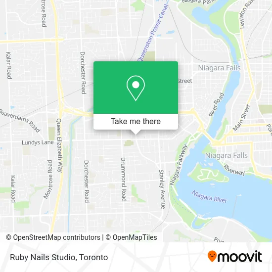 Ruby Nails Studio map