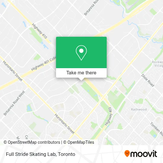 Full Stride Skating Lab map