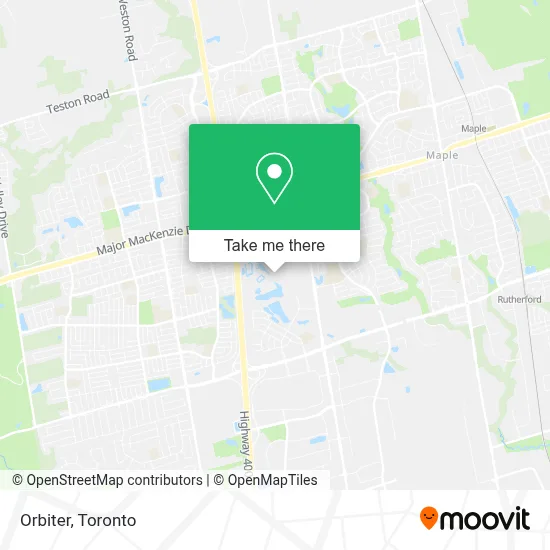 Orbiter map