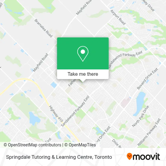Springdale Tutoring & Learning Centre map