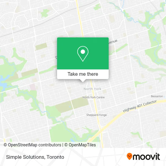 Simple Solutions map