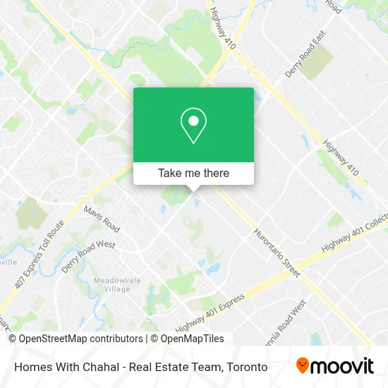 Homes With Chahal - Real Estate Team map