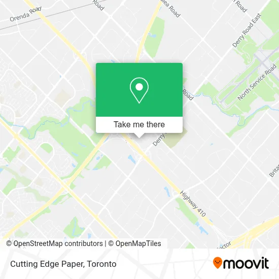 Cutting Edge Paper map