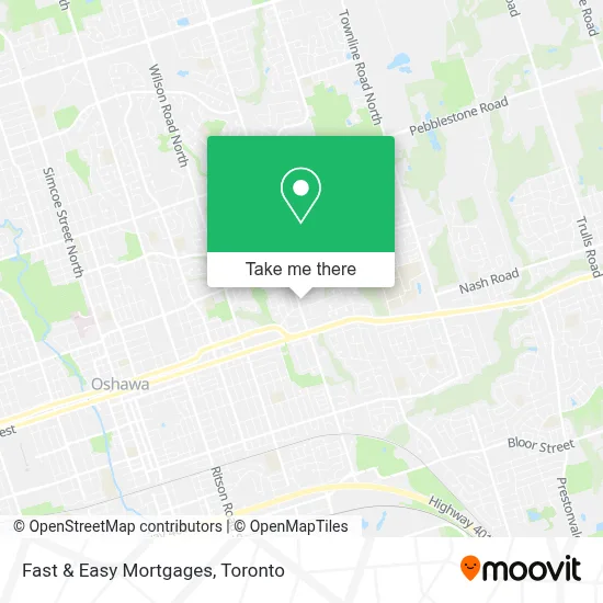 Fast & Easy Mortgages map