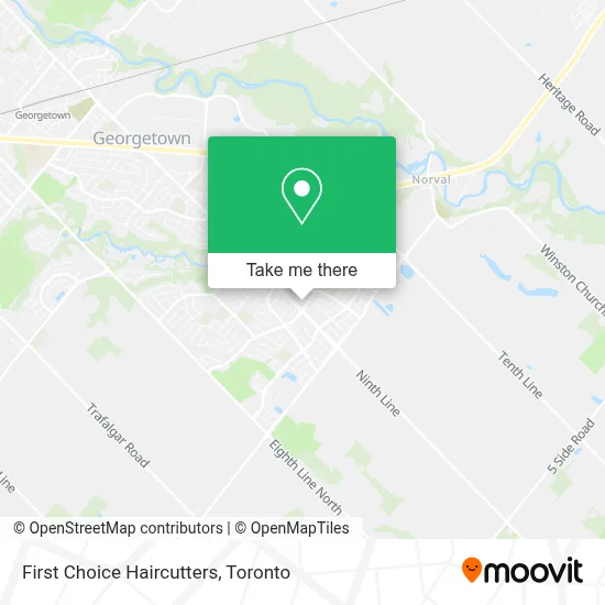 First Choice Haircutters map