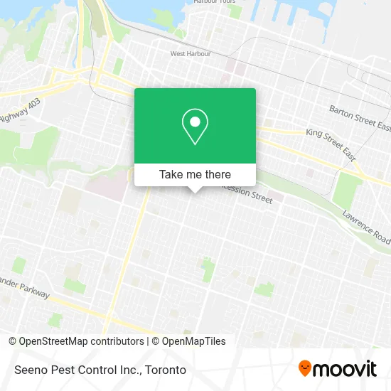 Seeno Pest Control Inc. map