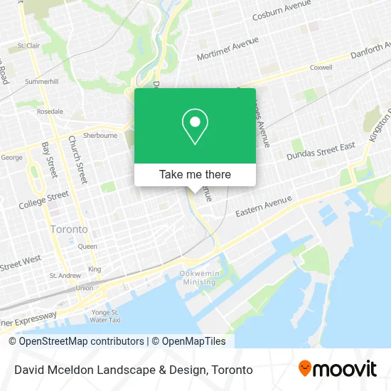 David Mceldon Landscape & Design map
