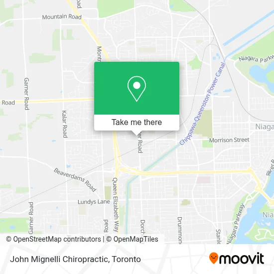 John Mignelli Chiropractic map
