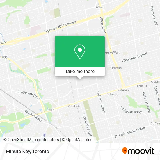 Minute Key map