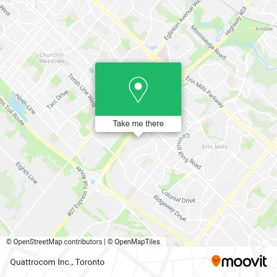Quattrocom Inc. map