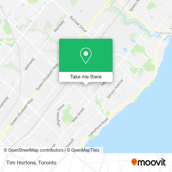 Tim Hortons map