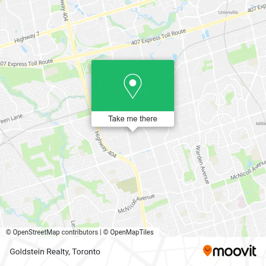 Goldstein Realty map
