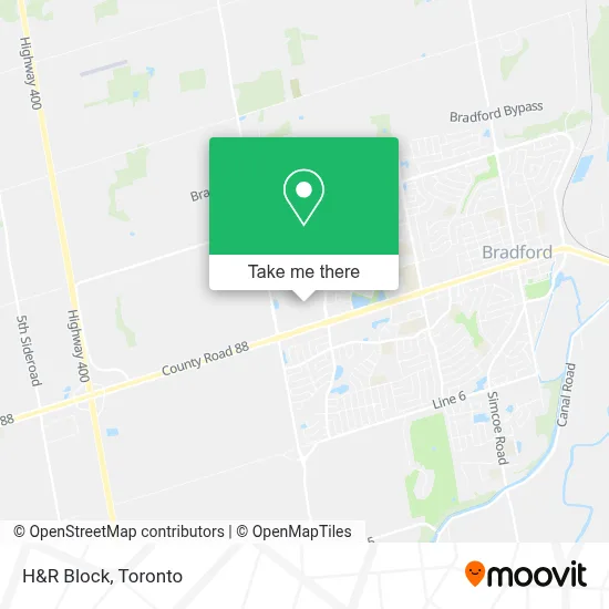 H&R Block map