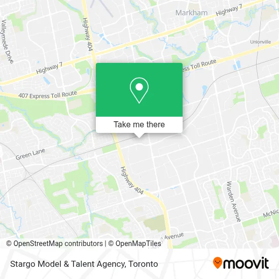 Stargo Model & Talent Agency map