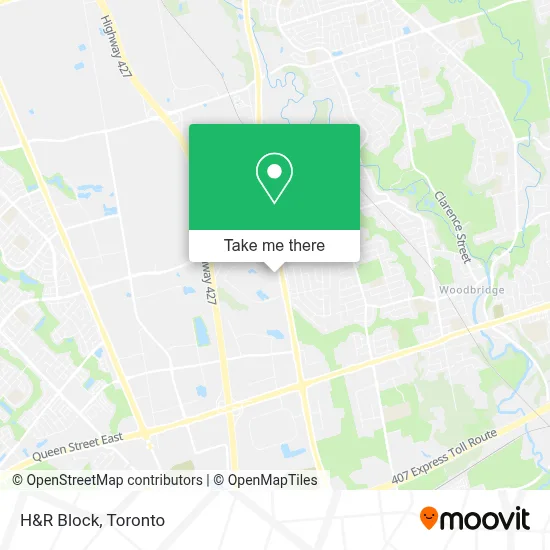 H&R Block map