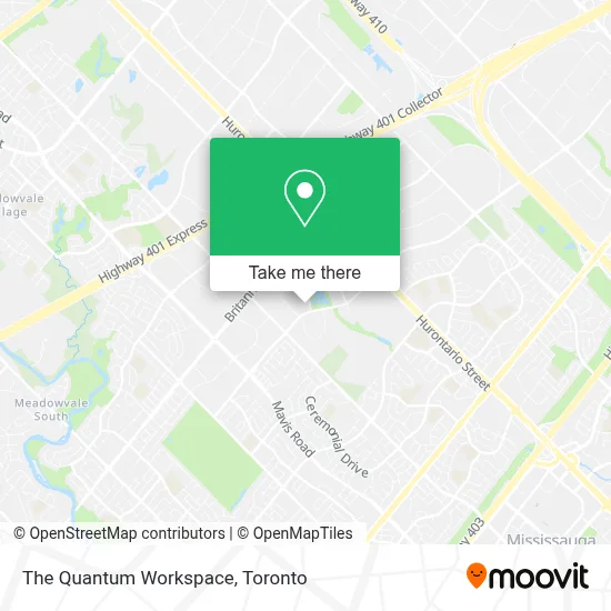 The Quantum Workspace map