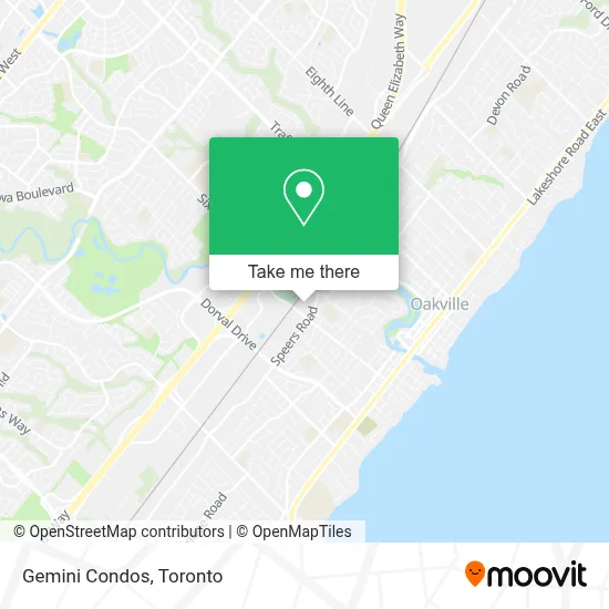 Gemini Condos map
