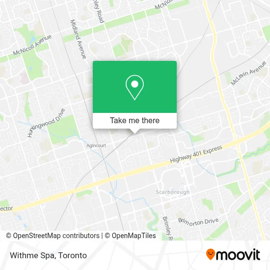 Withme Spa map