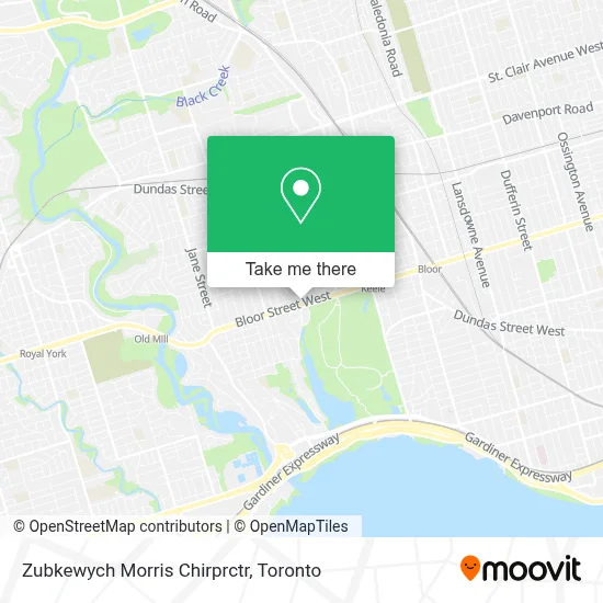Zubkewych Morris Chirprctr map