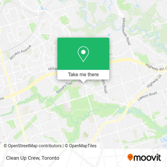 Clean Up Crew map
