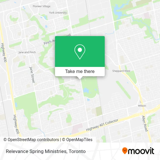 Relevance Spring Ministries plan