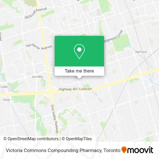 Victoria Commons Compounding Pharmacy map