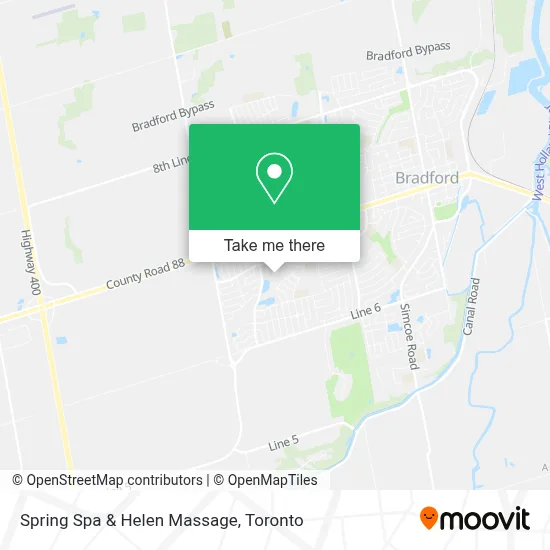 Spring Spa & Helen Massage map