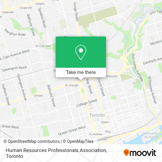 Human Resources Professionals Association map