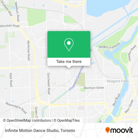 Infinite Motion Dance Studio map