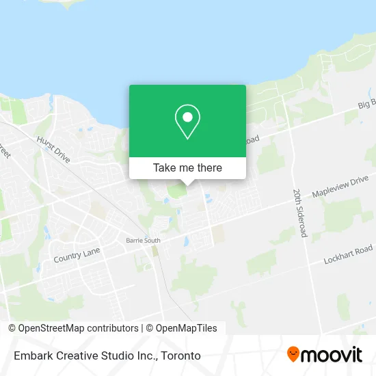 Embark Creative Studio Inc. map