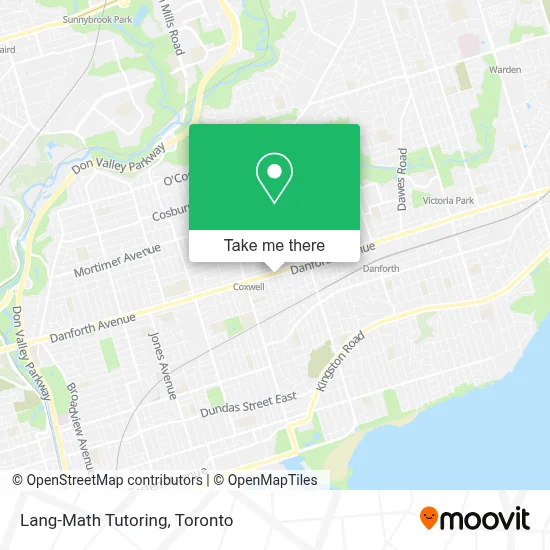 Lang-Math Tutoring map