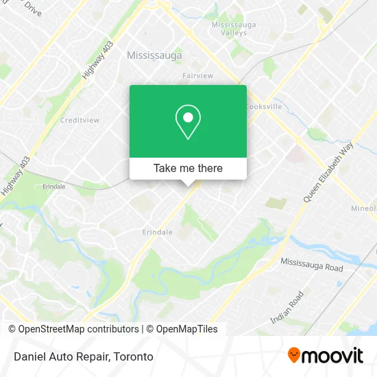 Daniel Auto Repair map