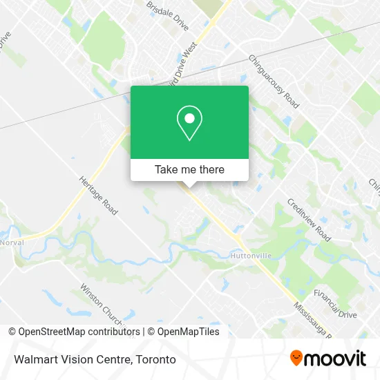 Walmart Vision Centre map