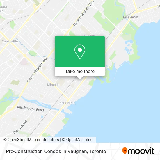 Pre-Construction Condos In Vaughan map