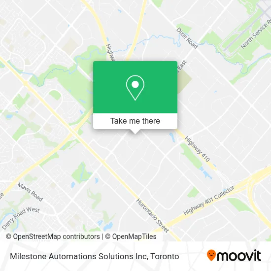 Milestone Automations Solutions Inc map