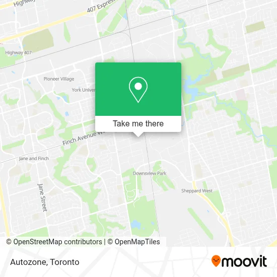 Autozone map
