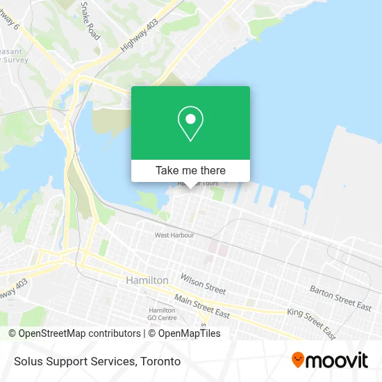 Solus Support Services map