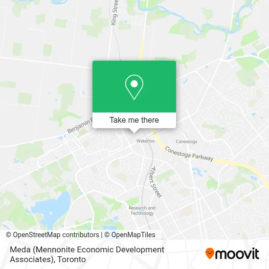 Meda (Mennonite Economic Development Associates) map