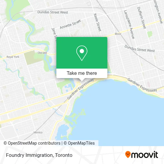 Foundry Immigration map