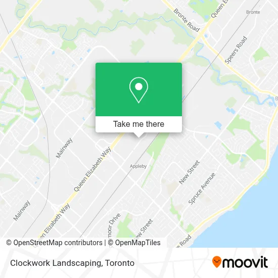 Clockwork Landscaping map