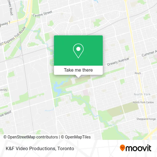 K&F Video Productions map