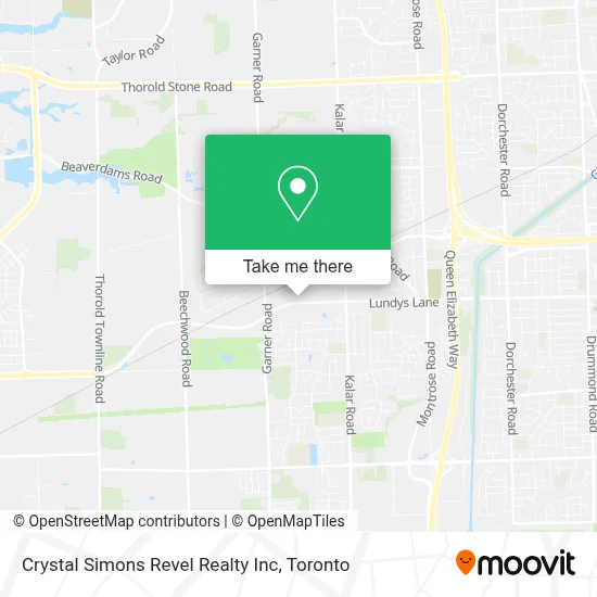 Crystal Simons Revel Realty Inc map