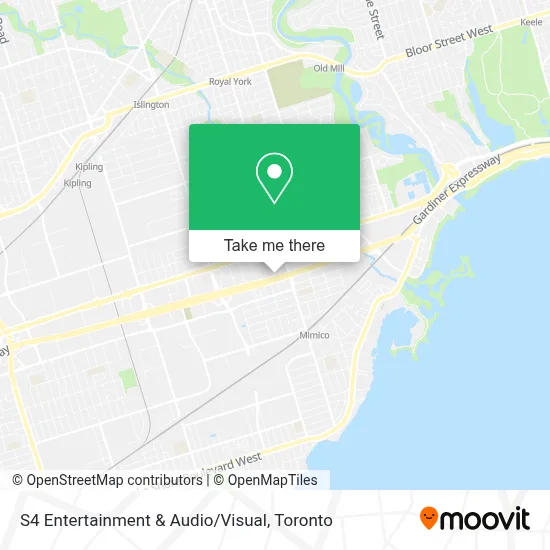 S4 Entertainment & Audio / Visual map