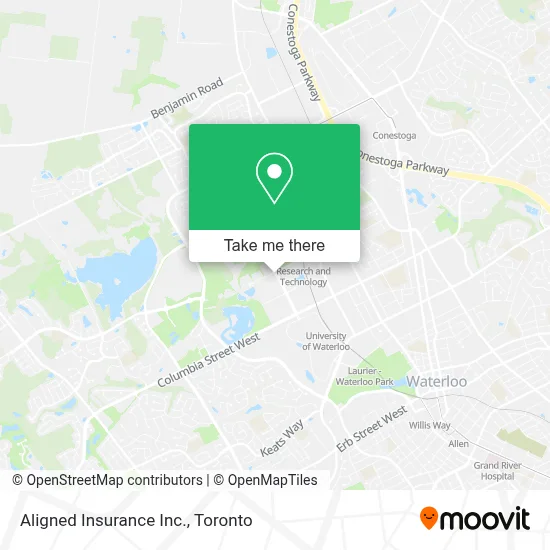 Aligned Insurance Inc. map